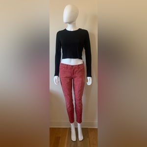 Current Elliott Jean In Red Coral Bandana Sz 27 NWOT